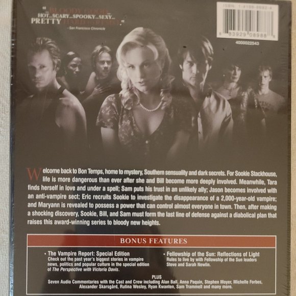 TRUE BLOOD- THE COMPLETE SECOND SEASON DVD BOX SET - Picture 3 of 4